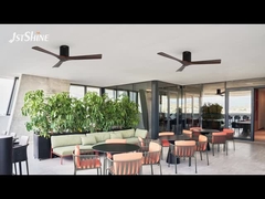 6 velocità di scelta ventilatore di soffitto decorativo con telecomando e lame di legno massello durevole