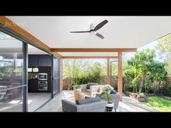 Ventilatore di soffitto a LED da 52 pollici con illuminazione per hotel