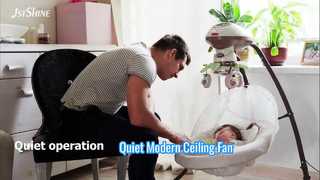 Motore CC per ventilatore da soffitto con lama in legno da pollici