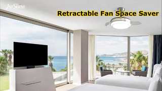 Luce LED per ventilatore da soffitto retrattile da 36 pollici