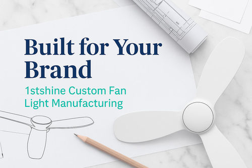 Ultime notizie aziendali su OEM & ODM Processo di luci dei ventilatori di soffitto: dal concetto alla produzione di massa