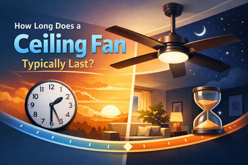 Ultimi blog aziendali su How Long Does a Ceiling Fan Typically Last?