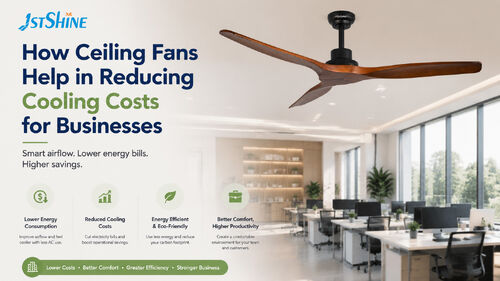 Ultimi blog aziendali su How Ceiling Fans Help in Reducing Cooling Costs for Businesses