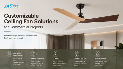 Ultimi blog aziendali su Customizable Ceiling Fan Solutions for Commercial Projects