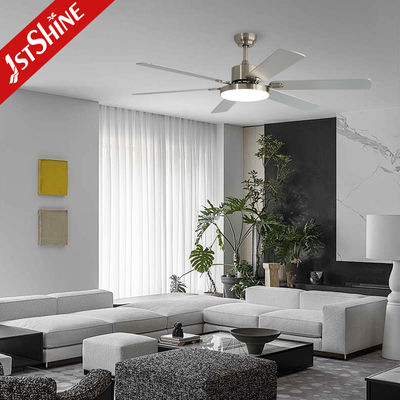 comprare Ventilatori di soffitto da 58 pollici con luci silenziosi invertibili motore a corrente continua lame MDF fabbricazione online