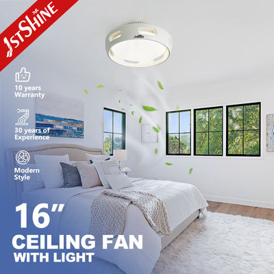 comprare Mini 16 pollici LED ventilatore di soffitto bladeless Bianco Dc Motor Dimming Light fabbricazione online