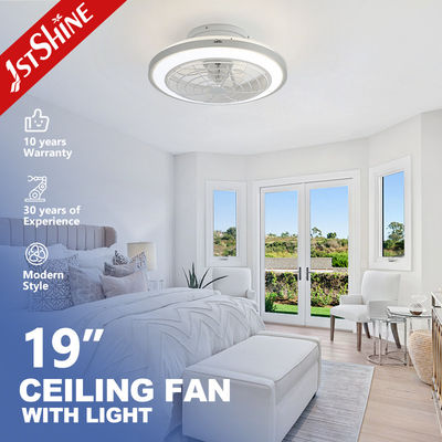 comprare Ventilatore di soffitto a LED a 6 velocità con modello stellato e luce a LED a 3 colori in metallo fabbricazione online