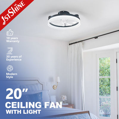 comprare Concludere ventilatore di soffitto LED bladeless con luce a LED dimmabile Bianco Moderno Per Studio fabbricazione online