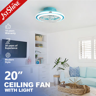comprare 110-220V Home High Airflow Blue Ceiling Fan con OEM 1stshine LED e materiale della lama fabbricazione online
