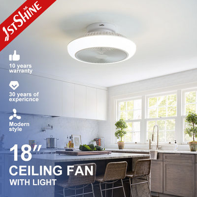 comprare Mini camera da letto 18 pollici senza lame Led soffitto ventilatore Dc motore 6 velocità telecomando fabbricazione online