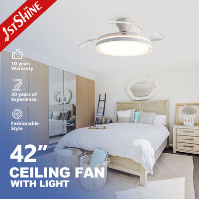 comprare Ventilatore di soffitto retrattile montato a scarico con luce a LED dimmabile a 3 colori fabbricazione online