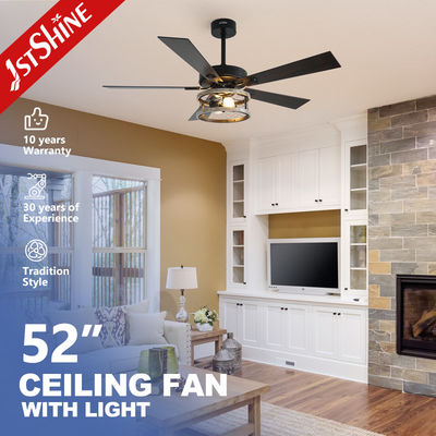 comprare Ventilatore da soffitto classico di pale dei CB SAA ETL 5 con luce per il salone fabbricazione online