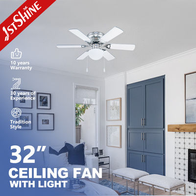 comprare 32 pollici 6 lame di MDF Classic Ventilatori di soffitto Controllo remoto Efficienza energetica fabbricazione online