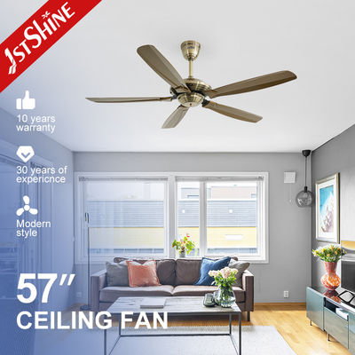 comprare Ventilatore di soffitto a motore reversibile DC da 57 pollici con lame ABS con efficienza energetica di classe A fabbricazione online