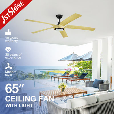 comprare Luce LED a 3 colori più grande 5 lame Ventilatore di soffitto Lame di plastica fabbricazione online