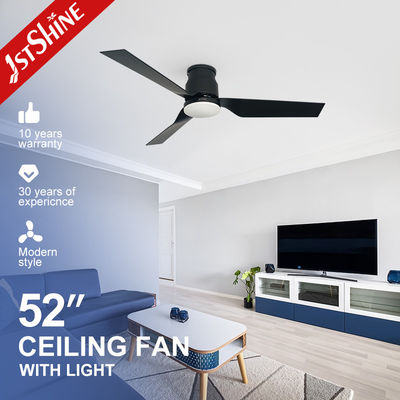 comprare Fannatoio a profilo basso a luci scure a LED con lame ABS nero fabbricazione online