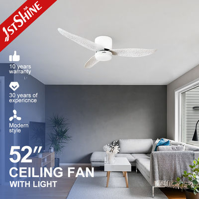 comprare Ventilatore di soffitto a LED da 52 pollici a soffitto basso con funzionamento agevole e design a scarico fabbricazione online