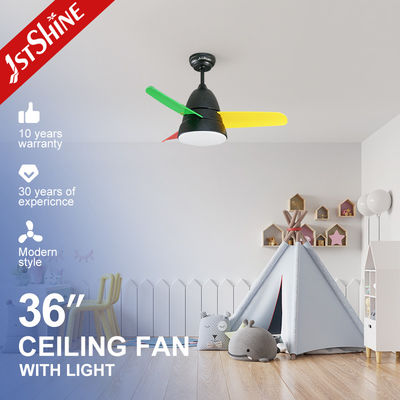 comprare Piccole dimensioni 36 pollici di lame di metallo ventilatore di soffitto elettrico 3 CLR luminosità fabbricazione online