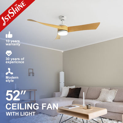 comprare Ventilatore di soffitto a LED a lame ABS personalizzato con soluzioni di controllo e illuminazione WiFi Tuya fabbricazione online