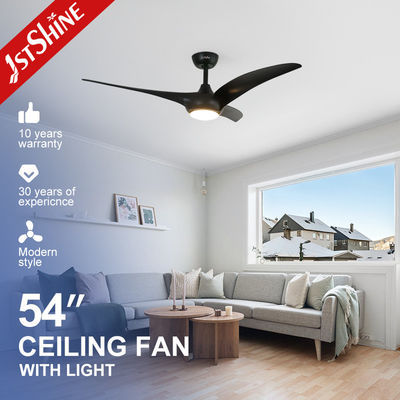 comprare Ventilatore di soffitto a elica decorativo con motore DC ABS blade nero chiaro fabbricazione online