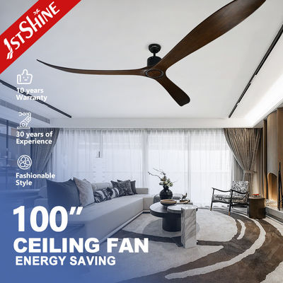 comprare Ventilatore di soffitto da 100 pollici con telecomando 3 motore a corrente continua a lama di legno massello fabbricazione online