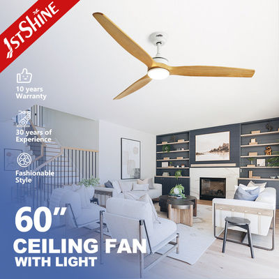 comprare 60 pollici LED ventilatore di soffitto Massello Legno Lama Dimmabile LED Luce silenzioso DC Motore fabbricazione online