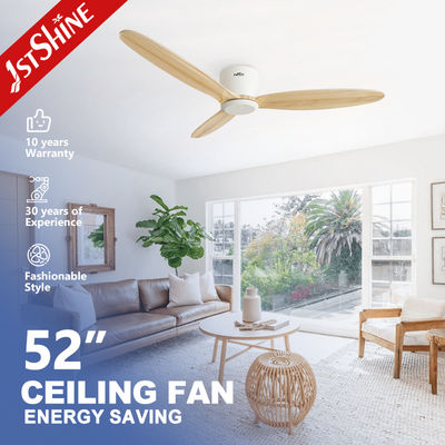 comprare ROHS Legno massello 52 pollici Smart App Control Wifi soffitto ventilatore 220V con motore DC fabbricazione online