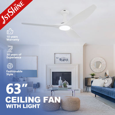comprare 52/63 pollici ventilatore di soffitto intelligente con motore a corrente continua controllato da telecomando e risparmio energetico con 3 lame di plastica fabbricazione online