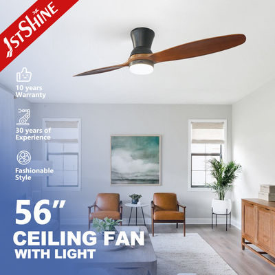 comprare Motore a corrente continua 56 pollici di legno massello Ventilatore di soffitto di legno decorativo telecomando fabbricazione online