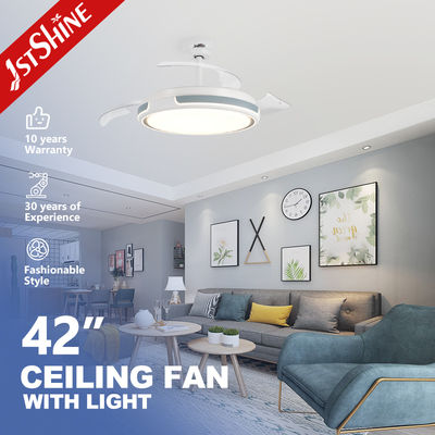 comprare Ventilatore di soffitto a LED interno da 42 pollici con lame invisibili e stile interruttore a controllo remoto fabbricazione online