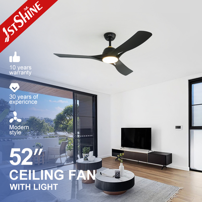 comprare Ventilatore di soffitto moderno da 52 pollici con lampadina di plastica a LED fabbricazione online