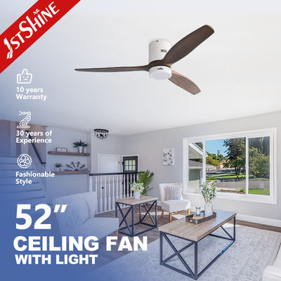 comprare 52 Inches Flush Mount LED Ceiling Fan With Light For Hotel fabbricazione online