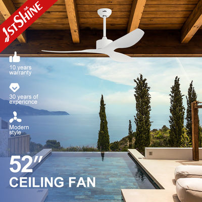 Buon prezzo Ventilatore di soffitto in plastica con 3 lame ABS aerodinamiche Motore a corrente continua di energia e funzionamento silenzioso Ideale per camere da letto Soggiorni e uffici domestici in linea