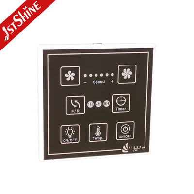 Ventilatore da soffitto con motore CC 110 V 120 V 220 V 240 V, controllo a parete a 6 velocità per OEM bianco di 1stshine