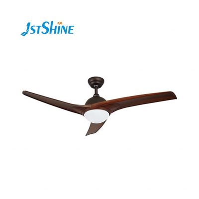 Temperatura del colore 3000K Ventilatore di soffitto moderno a 3 lame con motore AC 220V e lame ABS