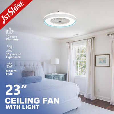 Buon prezzo Mini 24 pollici 7 ABS Fancy ventilatore di soffitto per camera da letto 3 Illuminazione a colori in linea