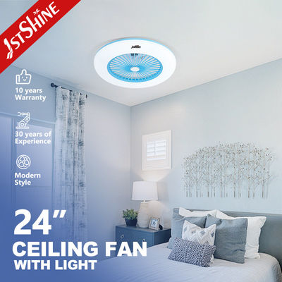 24 pollici di plastica ventilatore soffitto camera da letto apparecchi di illuminazione con telecomando