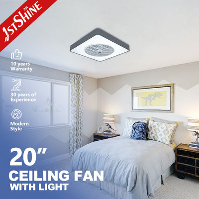 2 ventilatori quadrati con telecomando e illuminazione nascosta