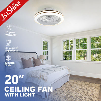 20 INCH/PEM Low Voltage LED Ceiling Fan Light con supporto dimmer e diametro del ventilatore