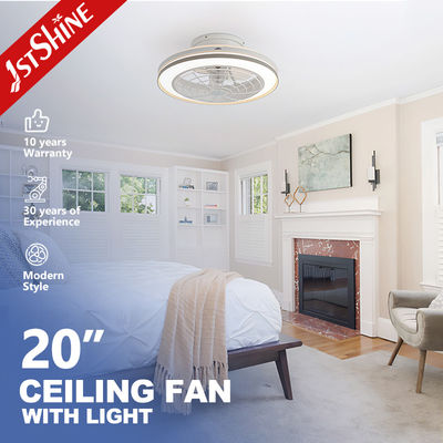 3000-6500K Temperatura del colore Ventilatore di soffitto a corrente continua con controllo remoto e design a basso profilo
