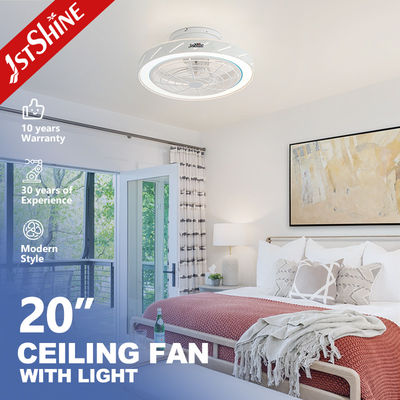 3 colori luce a LED a basso profilo design elegante lame ABS ventilatore di soffitto interno con telecomando