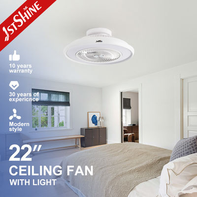 Concludere ventilatore di soffitto LED bladeless con moderabile bianco moderno per la stanza di studio