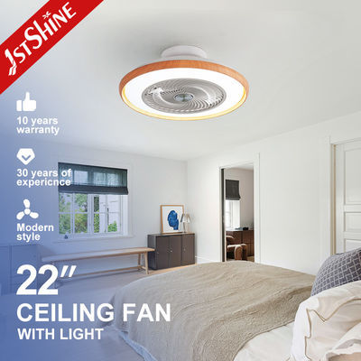 Controllo intelligente Ventilatore di soffitto a LED senza lame Moderno stile Motore a corrente continua Luce a LED dimmabile