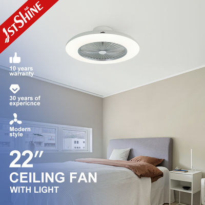 1stshine LED Ceiling Fan 10- Smart Remote e 6 velocità Ideale per camere da letto a soffitto basso