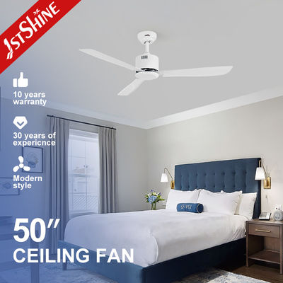 Stile moderno ventilatore di soffitto in metallo da 50 pollici con lame di ferro con telecomando da 1stshine