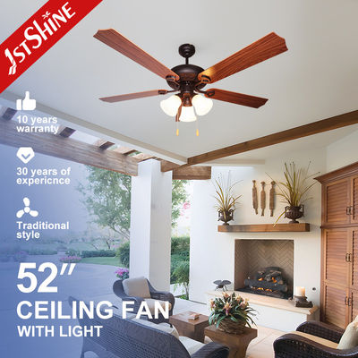 52 pollici 60w ventilatore silenzioso soffitto 220v 5 lame per il ristorante soggiorno