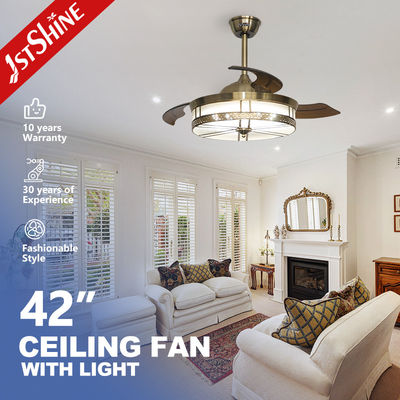 1stshine LED ventilatore di soffitto con telecomando e funzione di vento naturale 10 anni motore