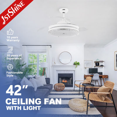 Buon prezzo Ventilatore da soffitto retrattile da 42 pollici con luce e motore DC reversibile in linea
