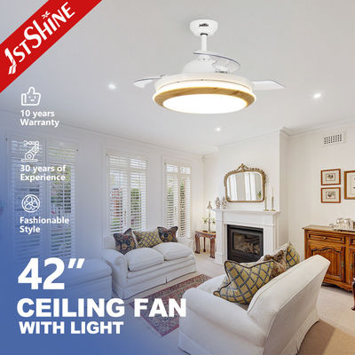 Ventilatore di soffitto a LED a controllo remoto con 3 opzioni di colore e funzione di luce a LED di raffreddamento dell'aria