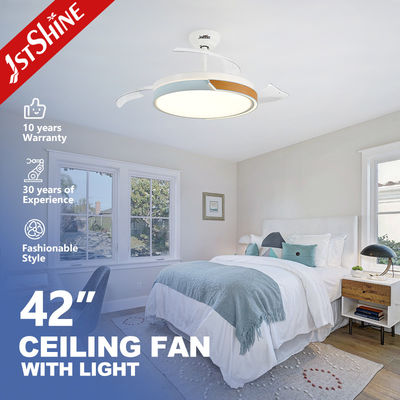 Ventilatore di soffitto a LED interno da 42 pollici con lame invisibili e stile interruttore a controllo remoto